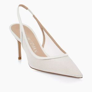 Stuart Weitzman Mesh Slingback Pumps